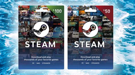 Buy a Steam Card Online from $5 to $100 .
